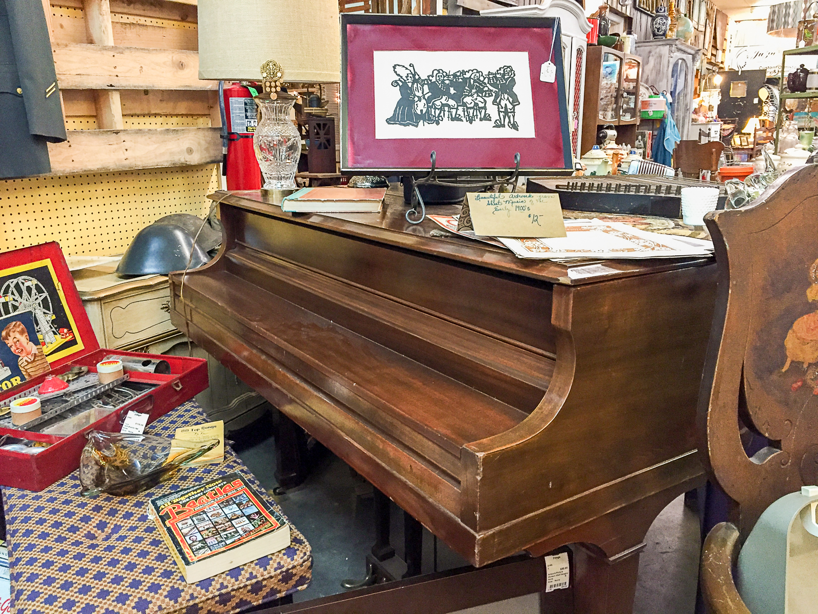 Mendelssohn Church Piano 1930's • The Mendelssohn Piano company was established in the 1870's in McKeesport, Pa. This small in stature, but big in sound tuned piano will be a delight for the pianist or anyone who would love a piano in their home.