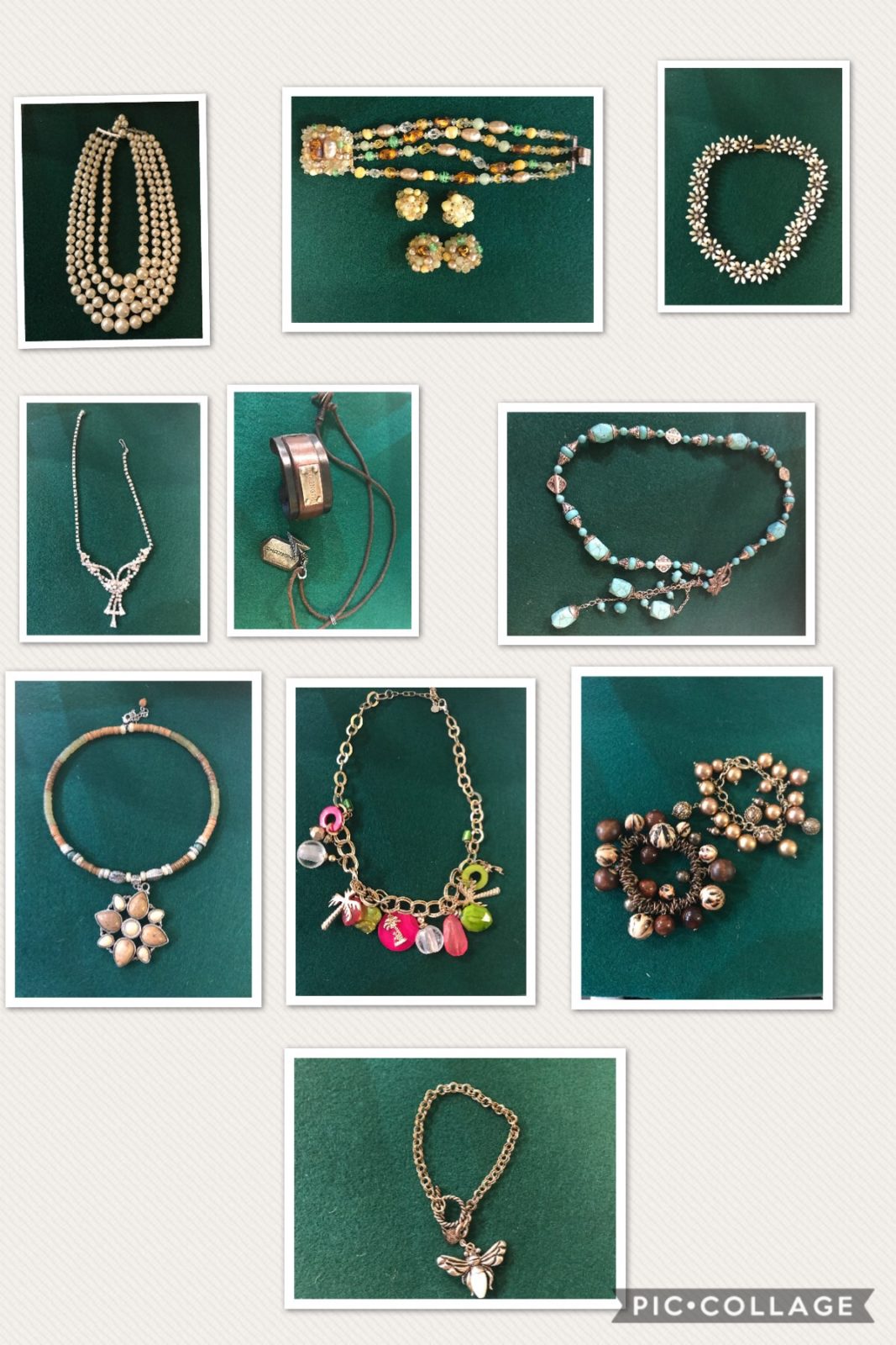 Vintage/Retro Jewelry • We have a large collection of fun, funky and beautiful vintage and retro style jewelry. There are so many pieces, you’re sure to find a one of a kind find to accent your style!