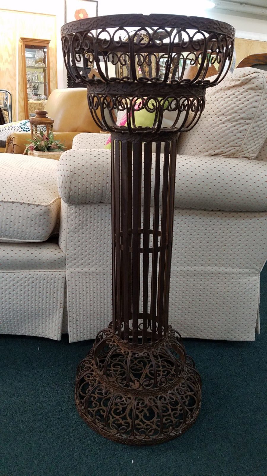 Metal plant stand/column •